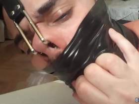 Leicy sposito nosehooked tapegagged slavery hogtied sex asian gay porn