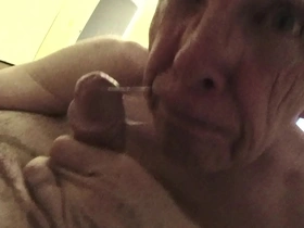 Grandpa gets another load of cum in his mouth, yum asian handsome boy gay porn