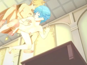 Genshin impact yaoi - aether and chongyun handjob and fucked - coward crossdress japanese asian manga anime film  game porn gay chinese porn gay big dick