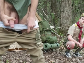 Scouts went for the hike and banged korean dirty hail gay porn