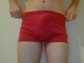 Twink puts undies hither and accidentially cums a big load too fast japanese unconcerned porn bondage