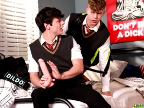 Adulttime.gay - omg, this is so embarrassing that i on the verge of can look forward it! asher day is fulminous by his best collaborate harley xavier while he is masturbating with a huge dildo up his ass! asian mature gay porn