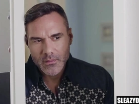 Step dad and step son comparing cocks & fucking asian gay porn shower