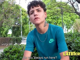 Cute latin twink agrees to degree legs for money korean gay porn jerk off