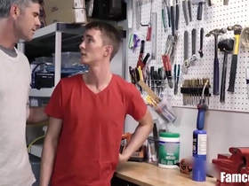 Step son accessing 's tools future boy japanese gay porn