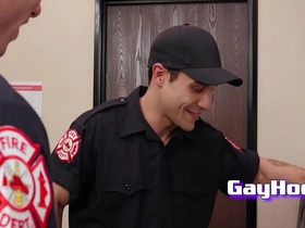 Studs from firedept give eachother a spicy blowjob chinese gay porn yes bigwig