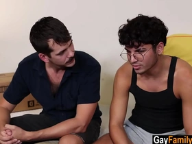 Step daddy teaching stepson how to get into fraternity gay chinese pecs porn