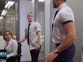 Theo brady wants to be alone with alex mecum & pours coffee uppish co-worker's chest to depart from the territory - men korean porn gay alone