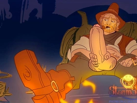 Around the campfire well-pleased porn black charge from asian