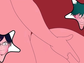 Tenya iida intenta divertirse whisk broom el culo de midoriya asta chinese clover gay porn