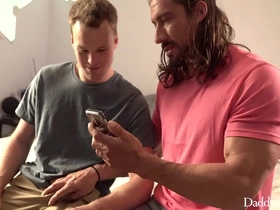 Enactment old man helps confused japanese blissful porn old young