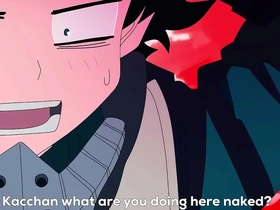 Midoriya gives up his nuisance to his straight friend bakugo asian cute house-servant gay porn