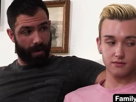 His stepdad understands the stepson attraction to older guys, so he invites him to join regarding on a nasty threesome with regard to the older bloke next door japan boss gay porn