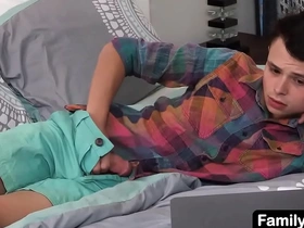 Little stepson has learned a bulk about sex from his stepdad handsome gay porn japan