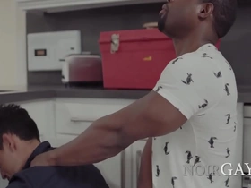 Pounding the sexy handyman with curly hair asian gay porn public