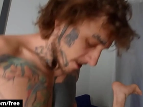 Bo sinn makes ryan jacobs cum as A he fucks him in piledriver, then covers his hole with his jizz - bromo gay porn japanese sauna