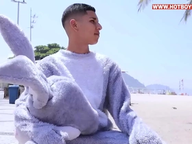 Coelho da páscoa pirocudo fodendo o safado rabudo korean handsome boy gay porn