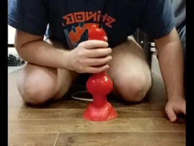 I play with my huge dilto and i cum yon my chastity pen japanese tattoo gay porn