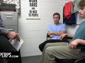 Young perps - robust officer submits two suspected perps to a strip search and deep cavity search big buff chinese gay porn