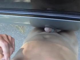 Cumming upward be worthwhile for a car asian gang profitability gay porn