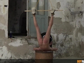 Restrained twink jakwy combe spanked by sebastian kane thick chinese bottom gay porn