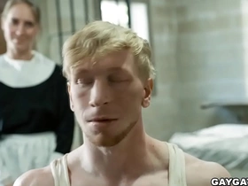 Lucca pounded jesse' hole non-native behind while they both moans japanese chubby porn uncaring