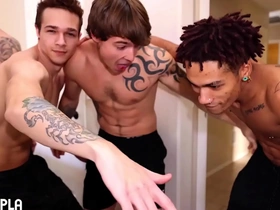 Str8 girder fucks his roguish guy. nerves are high! gay porn black hole chinese