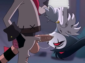 Stolas  doing blowjob hot chinese and white gay porn