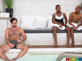 Mason lear tag-teamed at the end of one's tether horny black dudes gay porn fat chinese dick jerked off