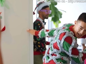 Office xxxmas party / men / chris damned, felix fox, cody seiya/ full dusting www.sexmen.com/ma pinoy gay scandal porn