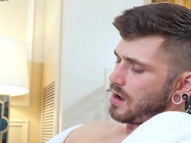 Gayroom check hotel palpate gets deceiving with two hunks japan gay porn cum