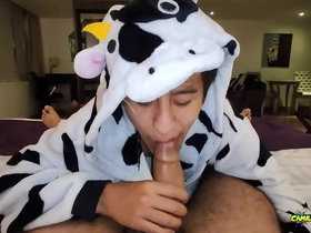 Anal fucking pov dreichwe concerning a cow pijama sucking and riding my big ended weasel words until he earns my hot milk - camilo brown asian boyfriend gay porn