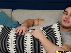 Muscular jocks  threesome gay sex after gymnastics korean webcam porn gay