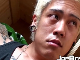 Aurous Japanese twink toys with hole and strokes his dick gay porn chinese chub bottom