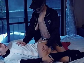 Japanese twink gets fucked with an increment of fisted japan gay porn gym