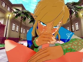 Zelda Genshin Impact Yaoi - Link x Tartaglia POV Handjob Blowjob and Fucked - Japanese asian manga anime game porn gay taiwan massage gay porn