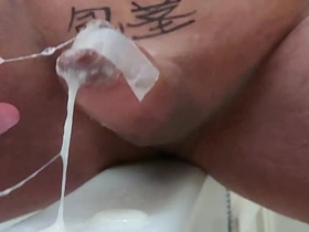 テープ留めで剥けない包茎おちんぽ gay japan porn male tube