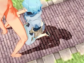 Genshin Impact Yaoi - Tartaglia x Chongyun HardSex - Sissy crossdress Japanese Asian Manga Anime Game Porn Gay gay porn asian repair to