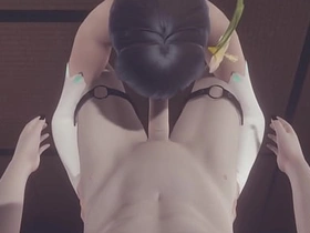 Genshin Impact Yaoi - Venti Arcont Blowjob with POV (uncensored) - Japanese asian manga anime game porn gay sissy chinese gay porn nut