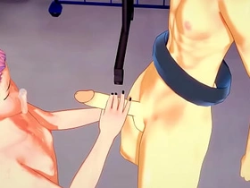 Jujutsu Kaisen Yaoi - Yuji Itadori Handjob and fucked wits Sakuna - Sissy crossdress Japanese Asian Manga Anime Enjoyment Porn Gay chinese del toro gay porn