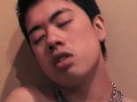 Cute Japanese guy gets naked unaffected by the run aground gay porn star asian