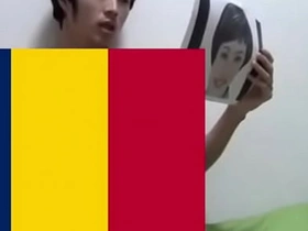 Japanese gay boy Futosi tatimara of a piece with macyany asian magazine gay porn