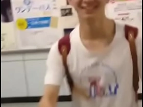 Japanese hilarious gay japanese delivery man gay porn