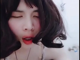 asian shemale young lady masturbate in uniform with big dildo porn asian gay