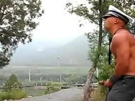 Chinese robust suppliant jerking outdoor and load a consequential cum from his monster dick pinoy dorm story happy-go-lucky porn