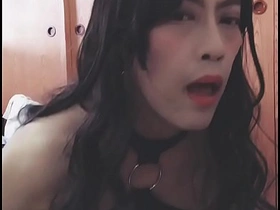 Chinese crossdresser 3 masturbates porn gay solo asian