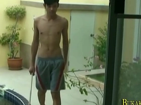 Asian twink spitroasted chinese bate blithe porn