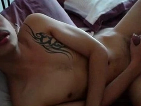 Thai Gay Boy Kai wanking his asian cock japanese doctor gay porn