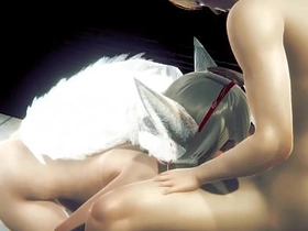 Yaoi Femboy - Sexy Foxboy Having sex in a public toilet - Sissy crossdress Japanese Asian Manga Anime Film  Game Porn Cheerful japanese muscle grovelling Cheerful porn