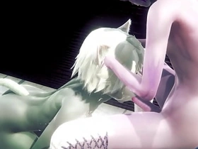 Furry Yaoi - Two cats sex in toilet - Sissy crossdress Japanese Asian Manga Anime Cagoule  Enjoyment Porn Gay asian impoverish gay porn